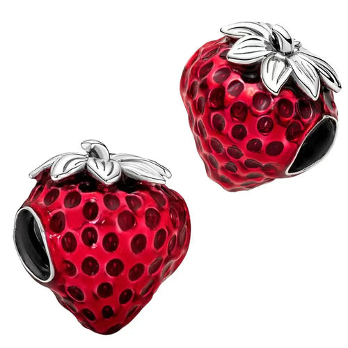 Pink Charms Murano Glass Beads