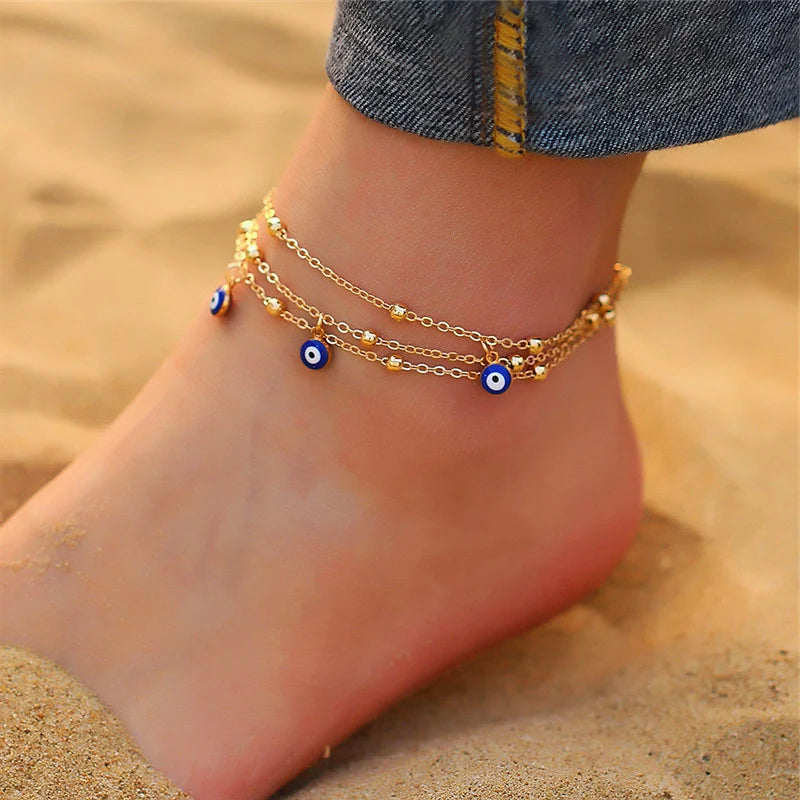 Bohemian Eyes Anklet