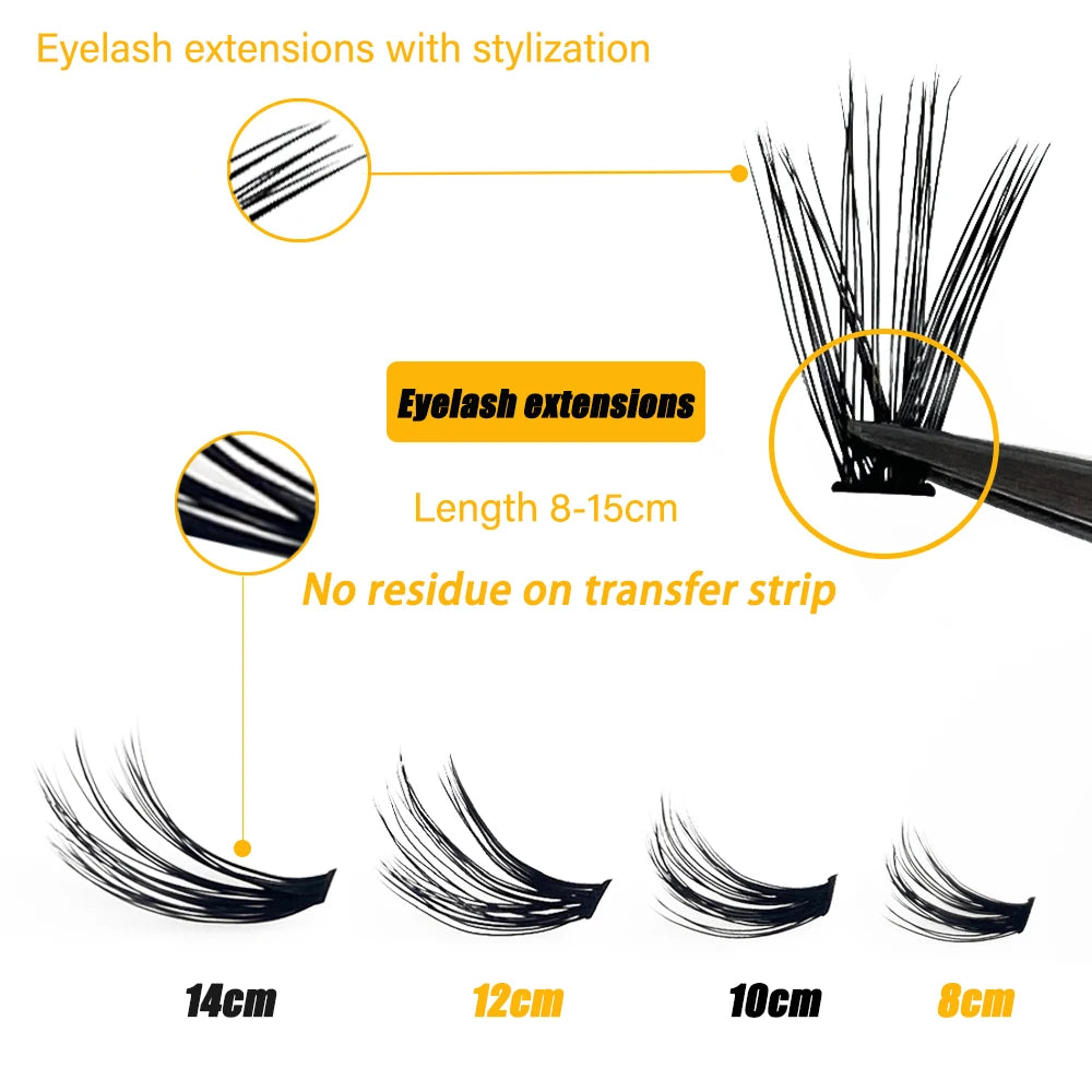 20D/30D/40D Mink False Eyelashes 1/box 60 bundles Eyelash