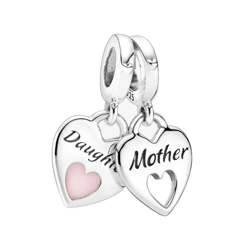 Pink Charms Murano Glass Beads