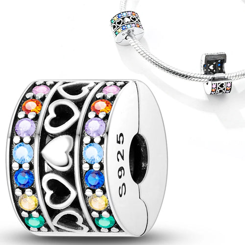 Pink Charms Murano Glass Beads