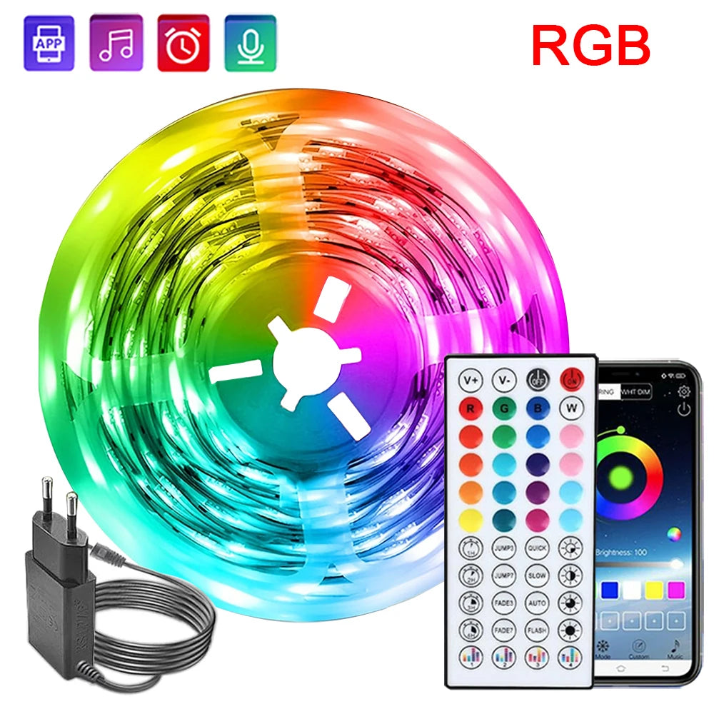 Led Strip Lights 10m 20m 30m 40m Led Lights for Room Music Sync