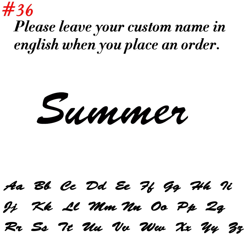 Custom Name Necklace for Women Personalized Cursive Letter Pendant