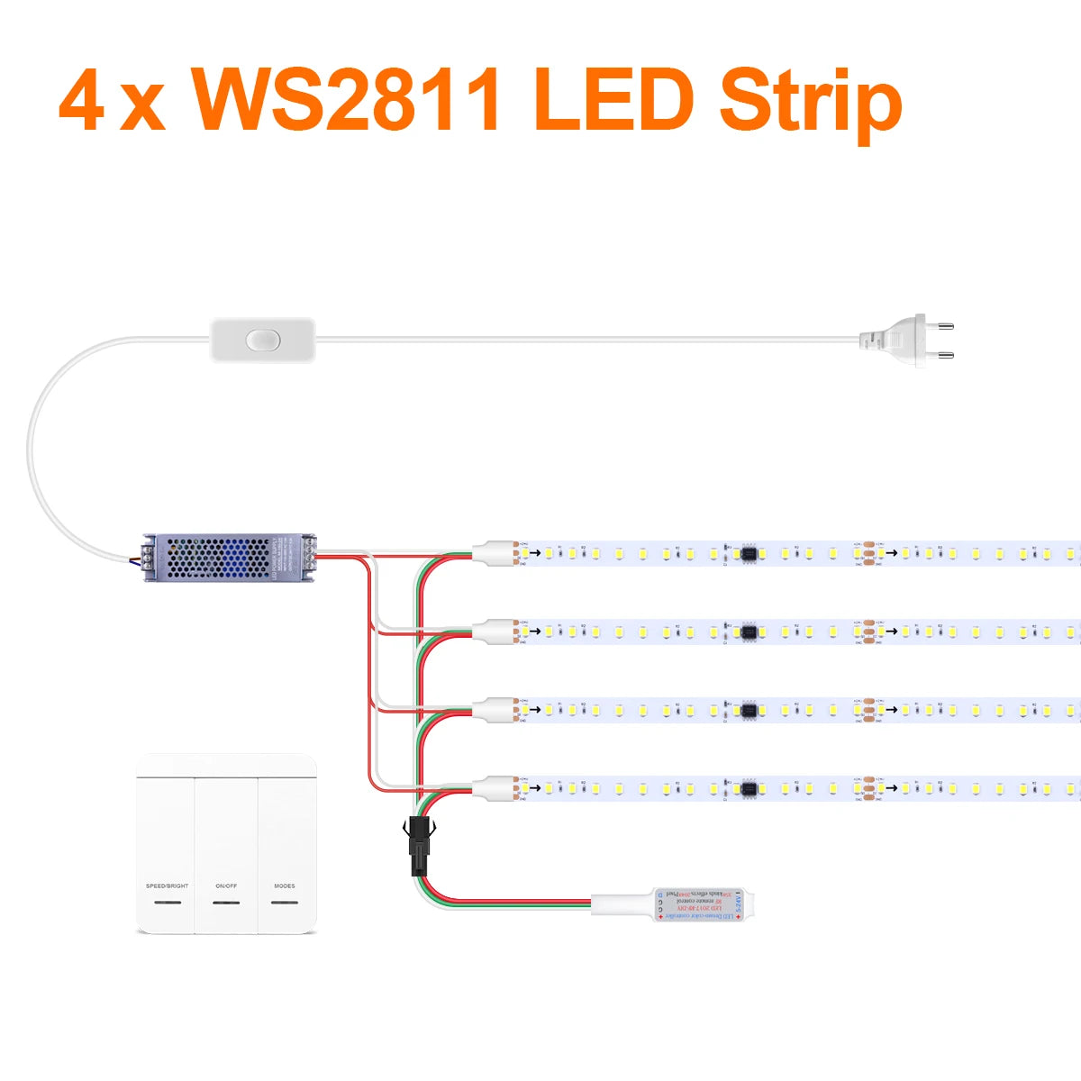 Pixel Addressable Horse Race LED Strip Light DC 24V Running Water Flowing Tape Lamp Decor
