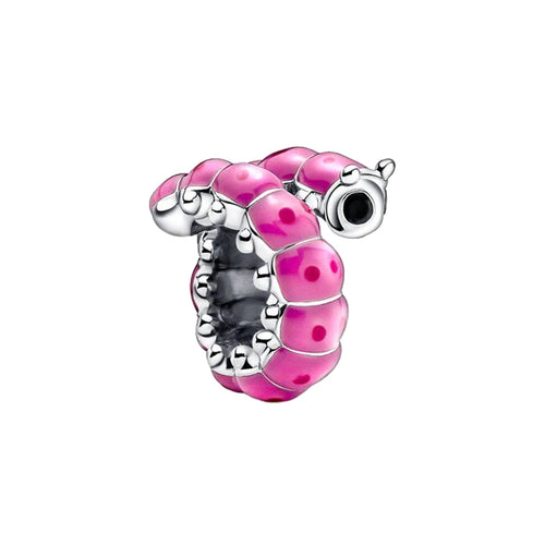 Pink Charms Murano Glass Beads