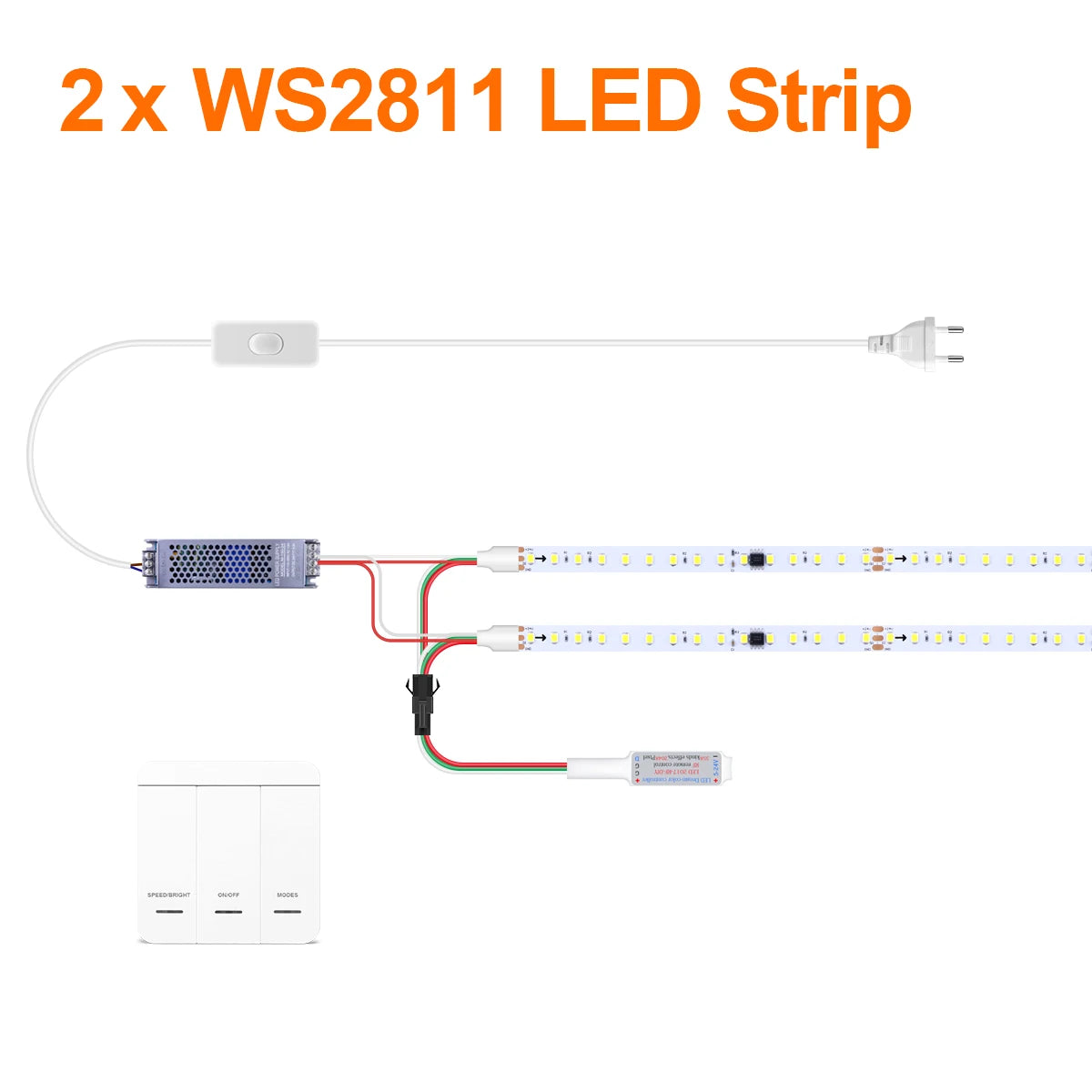 Pixel Addressable Horse Race LED Strip Light DC 24V Running Water Flowing Tape Lamp Decor