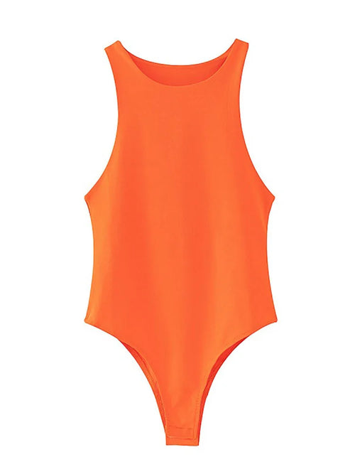 solid sexy bodycon women bodysuits